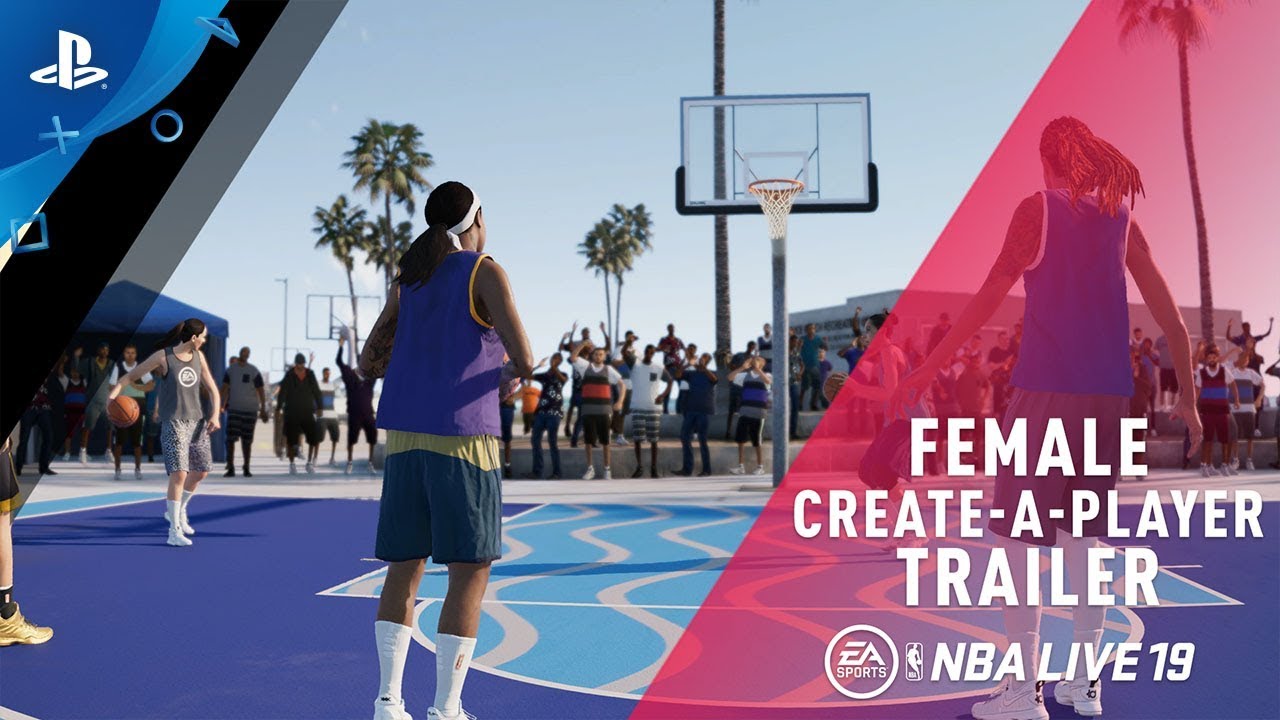 NBA LIVE 19 - Female Create-A-Player | PS4