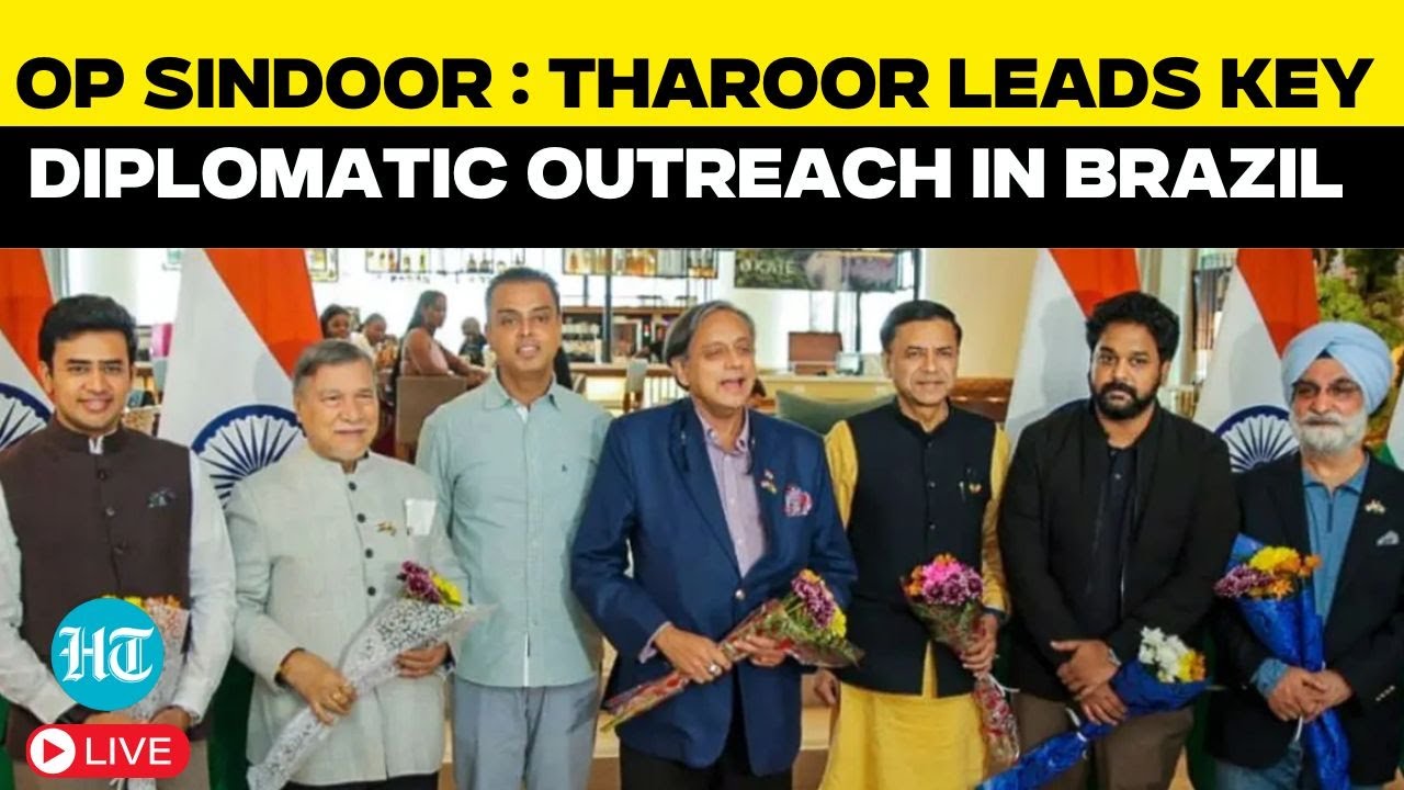 LIVE : India's Global Outreach | Shashi Tharoor Leads Delegation In Brazil | Operation Sindoor