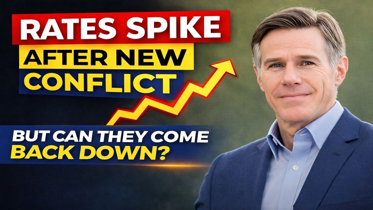 Rates Surge as Conflict Erupts — Will They Come Back Down? #mortgagetips #mortgagerates #homeloan