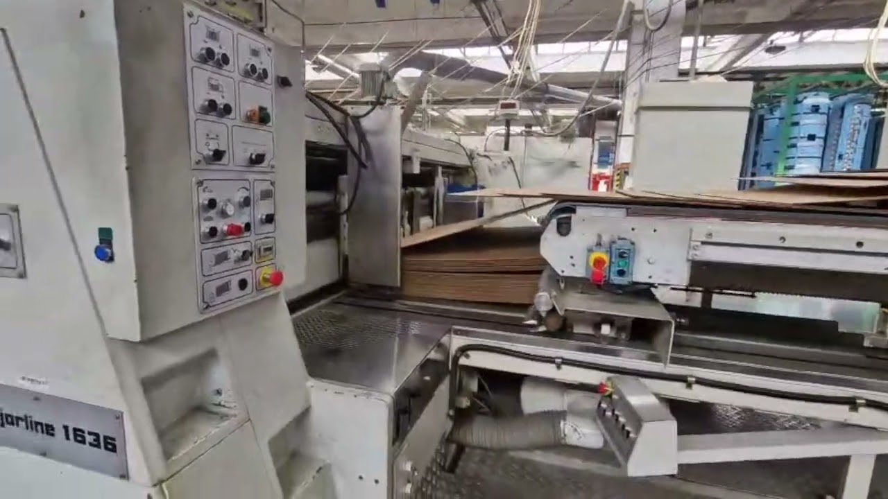 SLOTTER MARTIN 1636 with 3 colors rotary die cutter stacker pre feeder speciale offerta