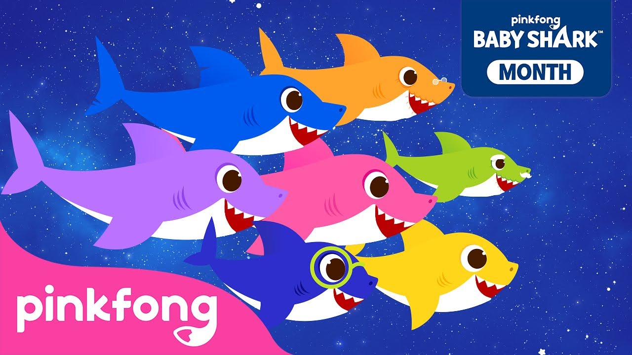 Baby Shark More and More in 14 languages｜+Compilation｜Pinkfong! Canzoni per Bambini