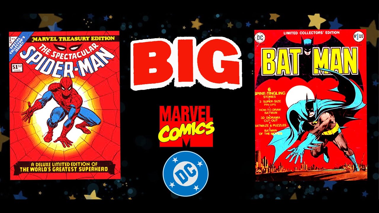 As edições gigantes da Marvel e DC dos anos 70