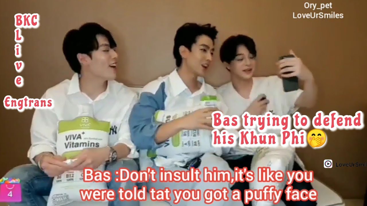 [ Eng Sub] Bas defending his KhunPhi🤭 | DunBas | BKC Live | Part 1