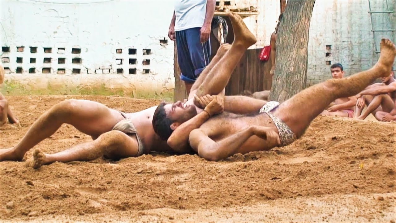 Kushti Wrestling training at Guru Jasram Akhada in India
