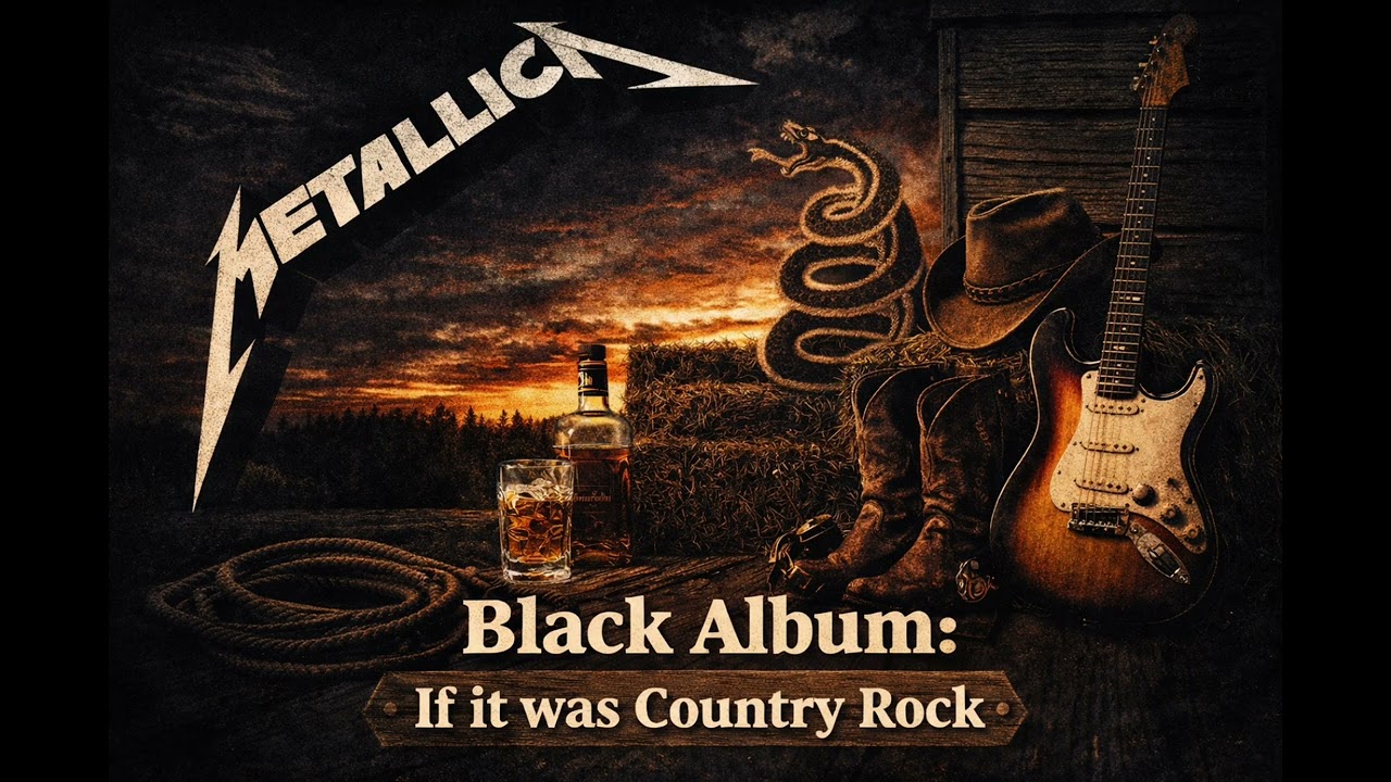 Metallica — The Black Album Reimagined as Country Rock (Full Album)