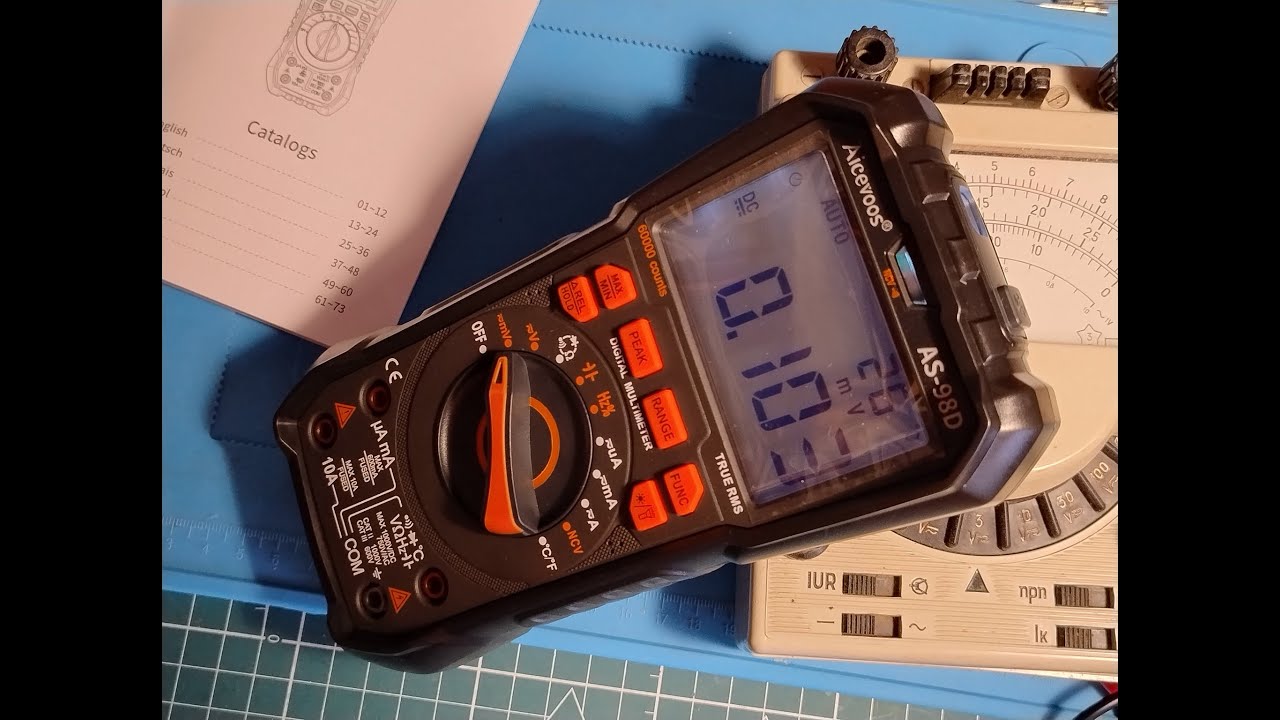 Измерительное оборудование. Aicevoos AS-98D Суперточный мультиметр для электроники НОВИНКА