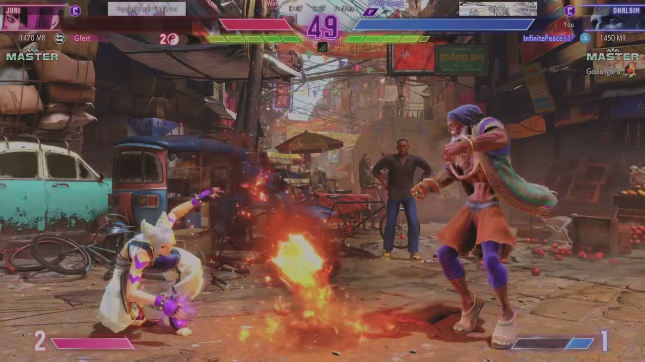 Street Fighter 6 Dhalsim VS Juri Online Ranked Series #SF6