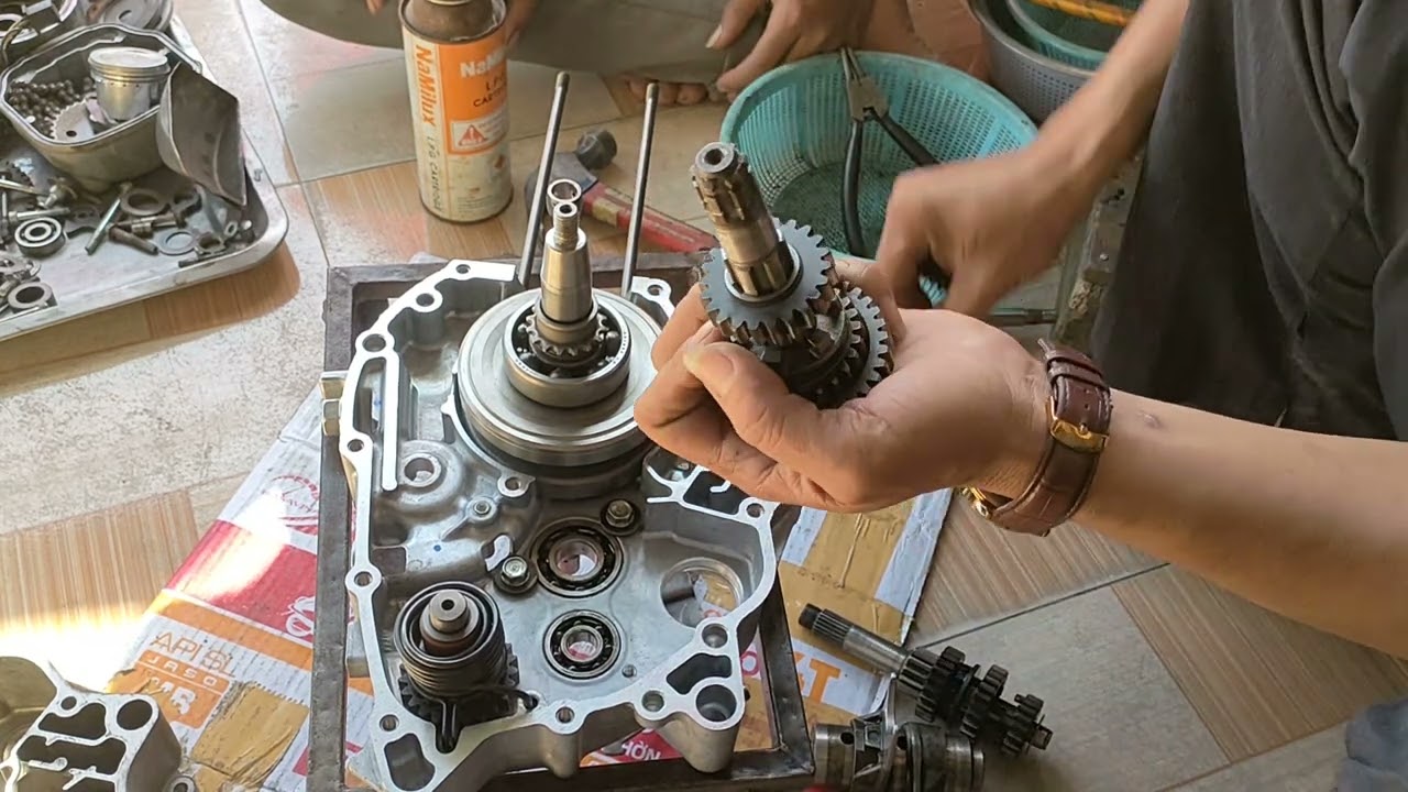 cách ráp bộ số WAWE S 110