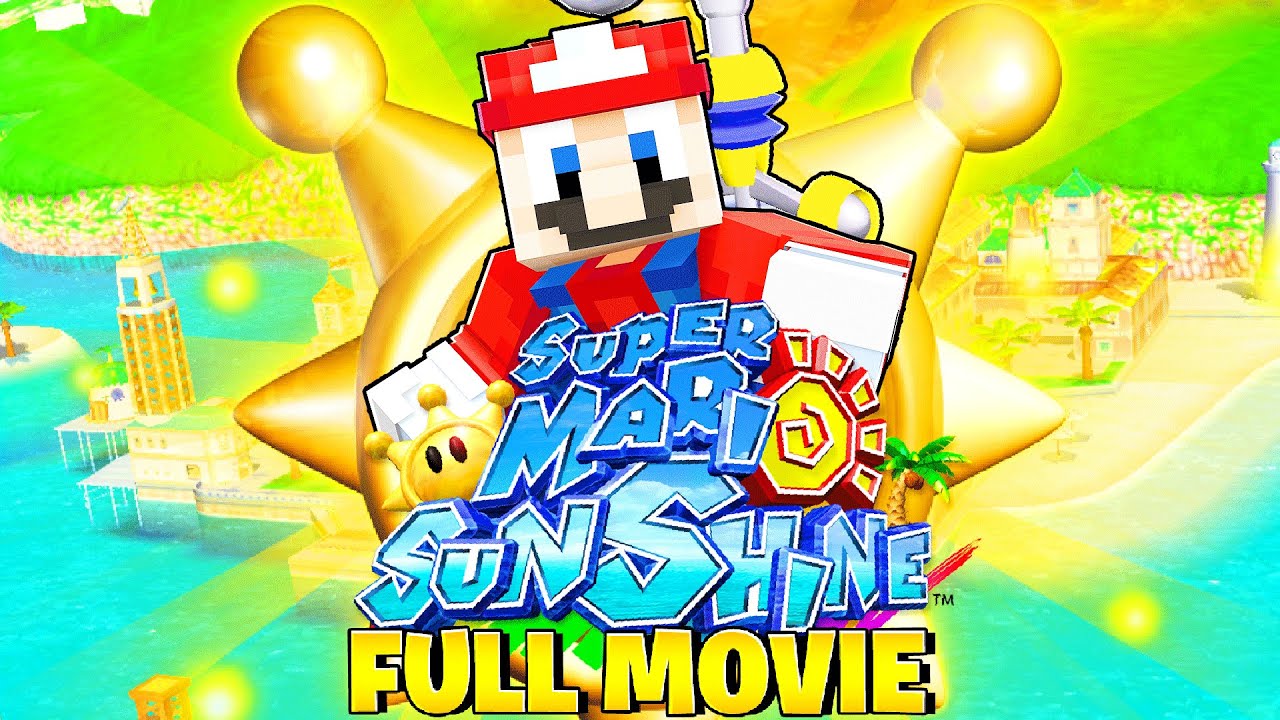 Minecraft Super Mario Sunshine FULL MOVIE!