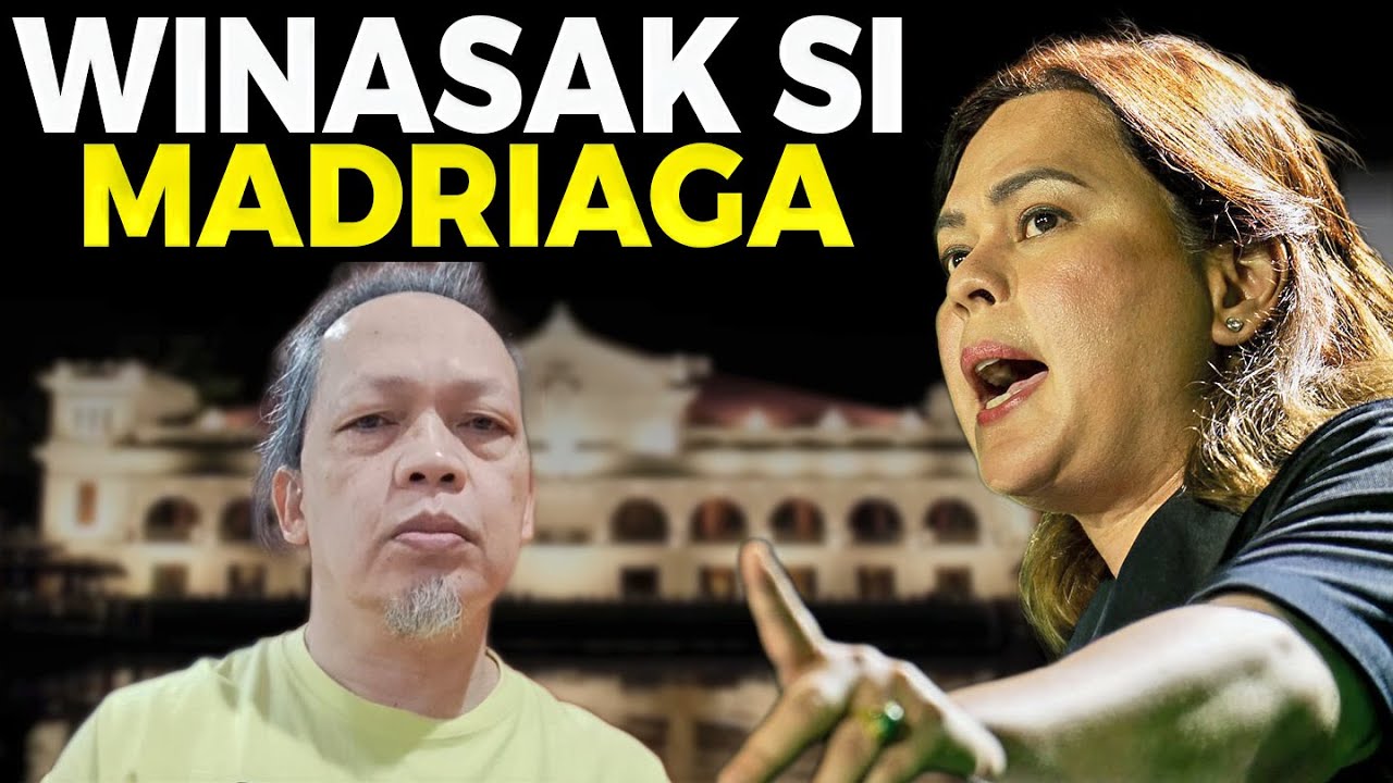 BREAKING: VP SARA DUTERTE WINASAK NA SI RAMIL MADRIAGA