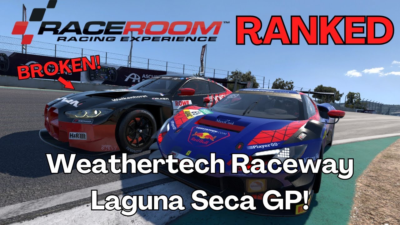 Walka Z Uszkodzonym Zawieszeniem... | 1H Weathertech Raceway Laguna Seca GP! |  Ranked | GT3