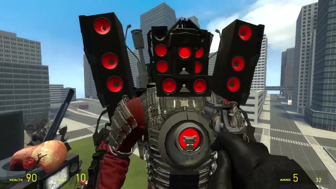 NEW GMAN UPGRADED V3  vs ALL CAMERAMAN BOSSES! In Garrys Mod! 144