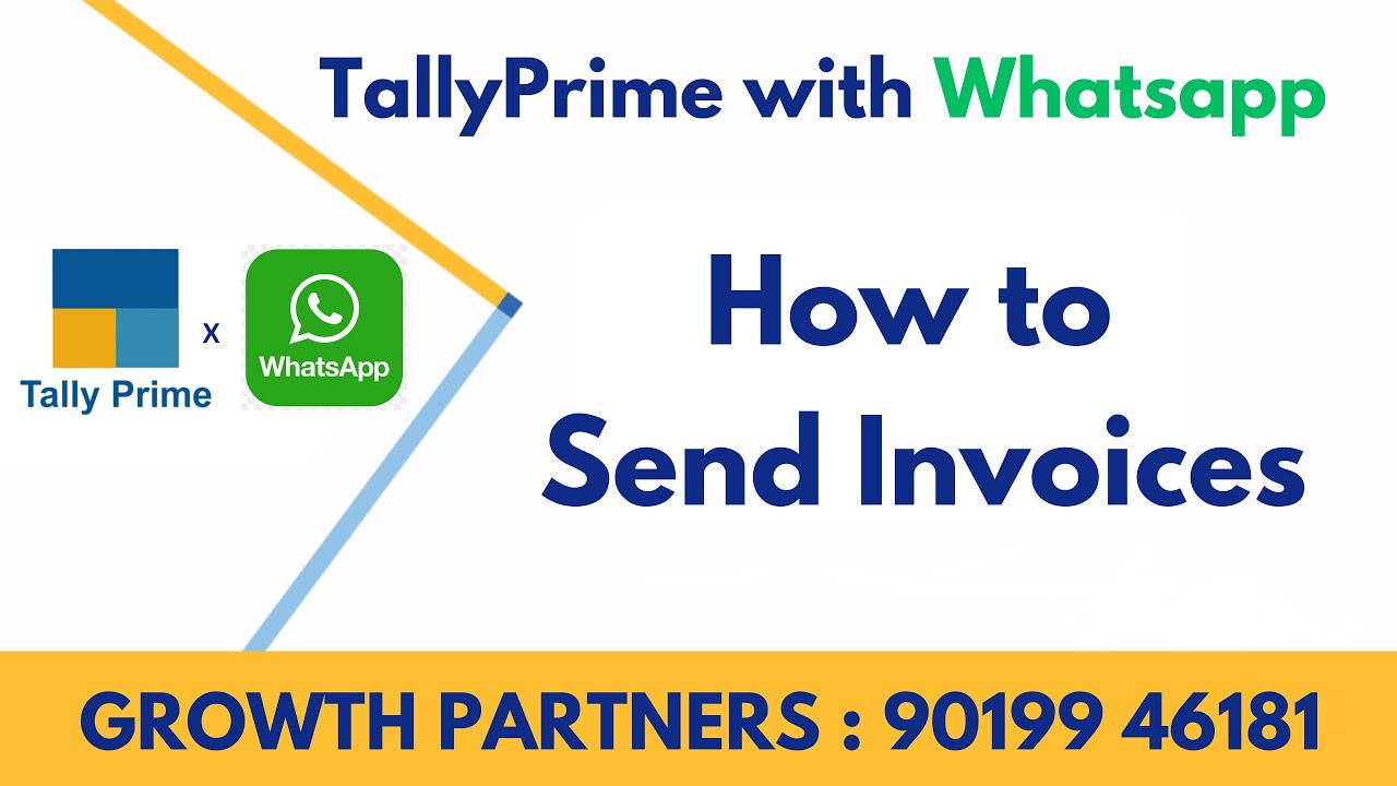 Send Invoices from TallyPrime to Whatsapp