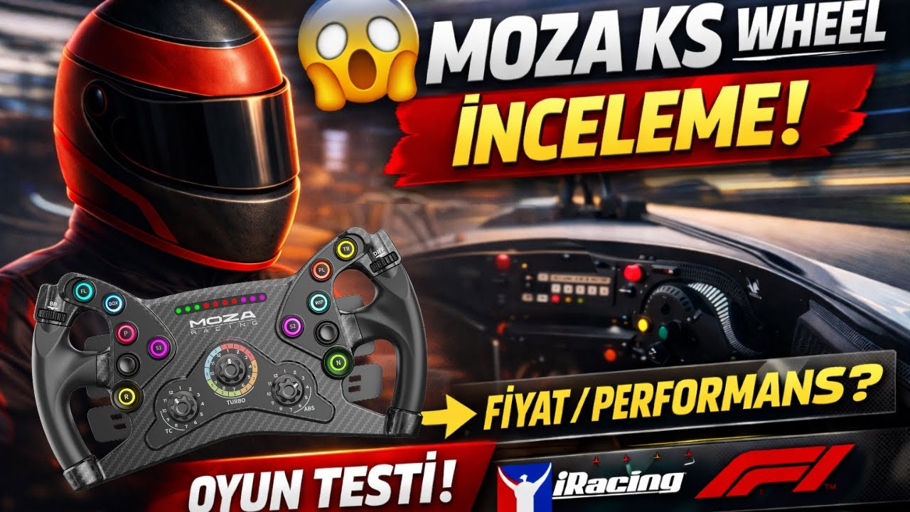 Ürün inceliyoruz! #1 | MOZA KS WHEEL | Direksiyon incelemesi!
