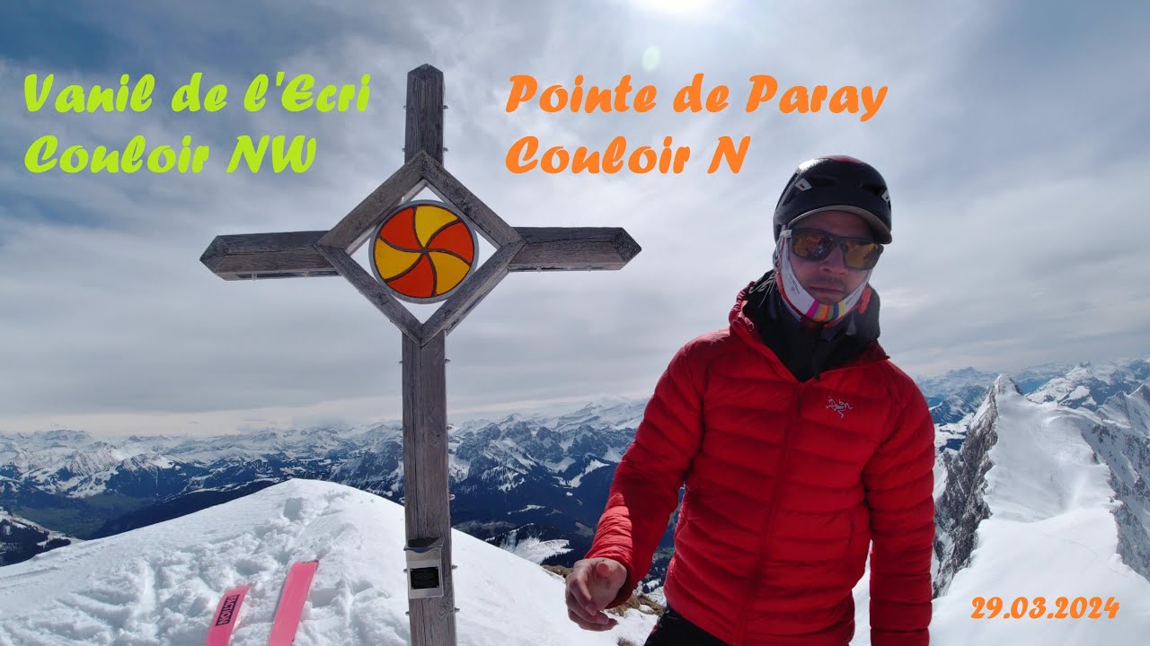 Pointe de Paray: Couloir N et Vanil de l'Ecri: Couloir NW