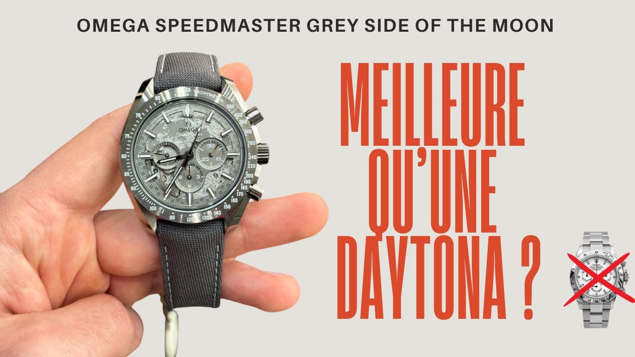 La mangeuse de Daytona ? La nouvelle OMEGA Speedmaster Grey Side of the Moon ! 🔥