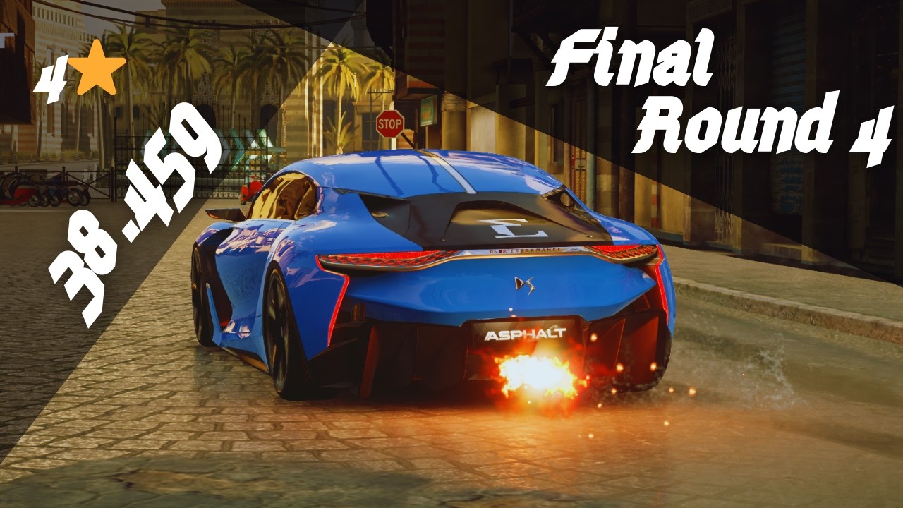OC 4⭐ - 38.459 | DS E-Tense Perf Grand Prix- Final Round 4 [ Subterranean Dash ] - Asphalt Legends