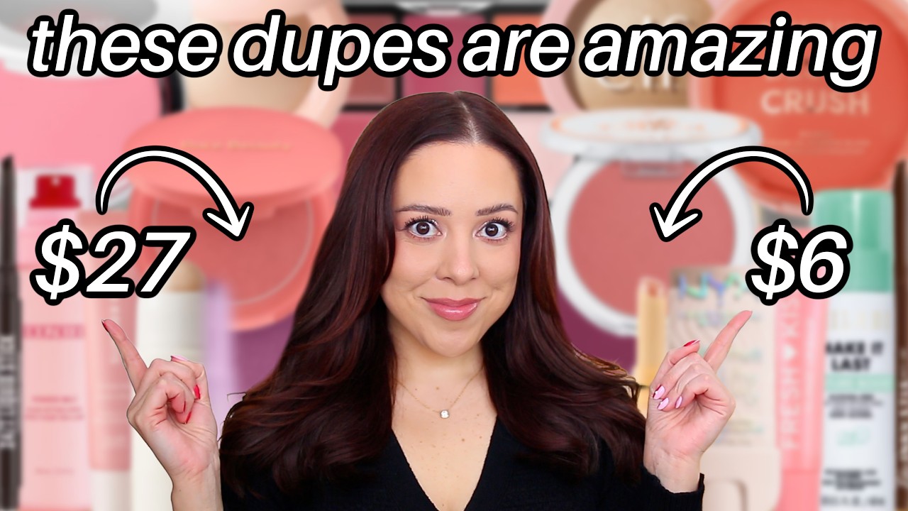 I found INCREDIBLE drugstore makeup dupes you need to see!