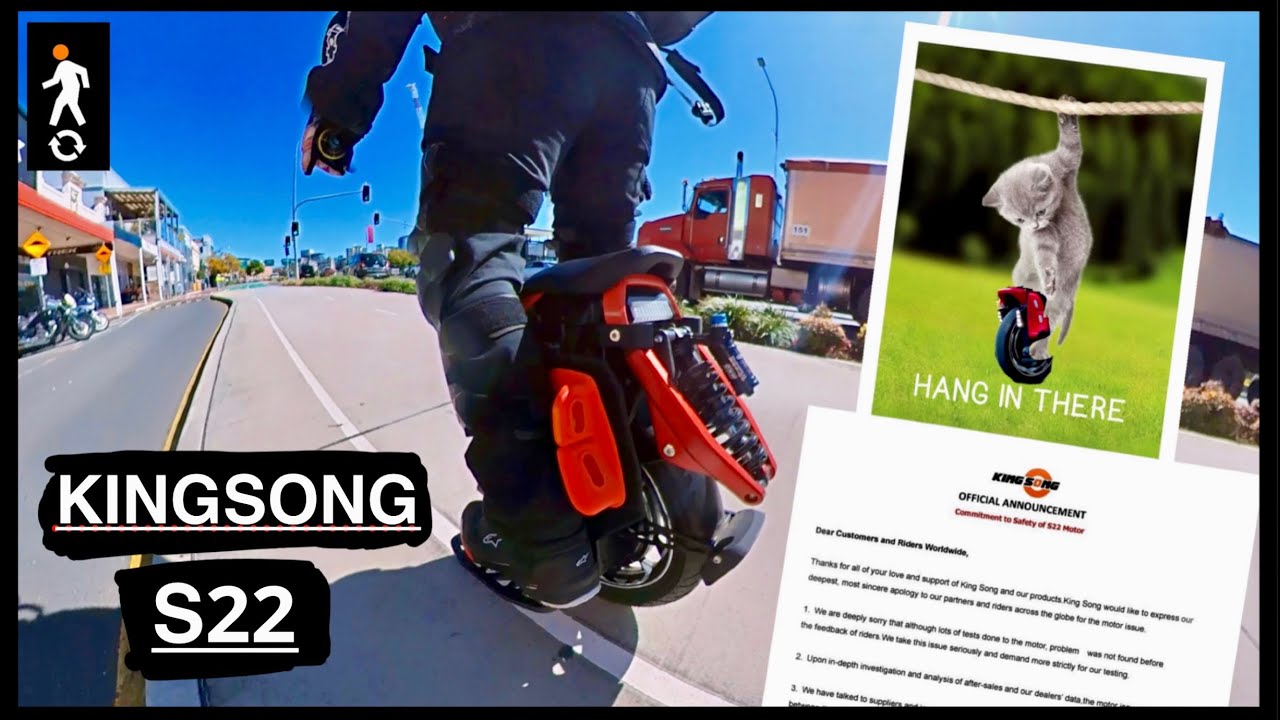 KINGSONG S22 - OFFICIAL ANNOUNCEMENT - Motor issue, or not? Lost footage of my S22, Pirelli Angel.