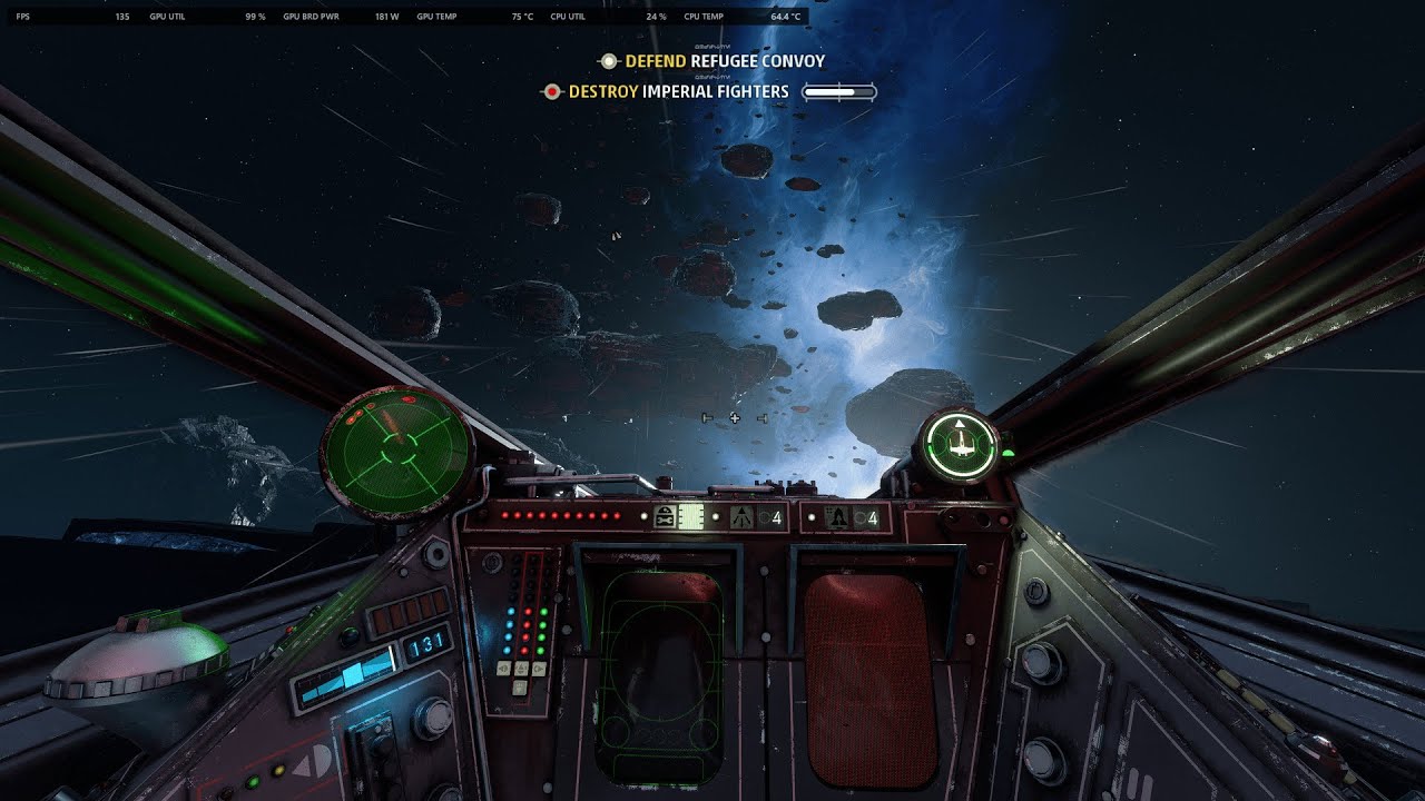 STAR WARS SQUADRON - RX 9060XT 1080P MAX SETTINGS