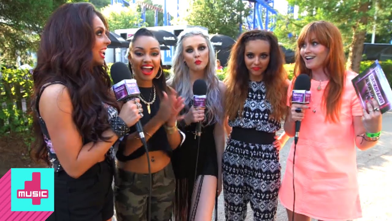 Little Mix: Perrie has the hairiest legs | Alton Towers live