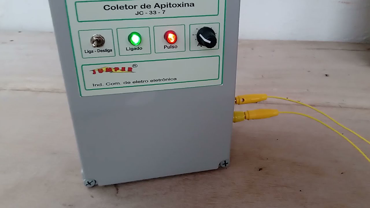 Coletor de Apitoxina Para Coleta em Série.
