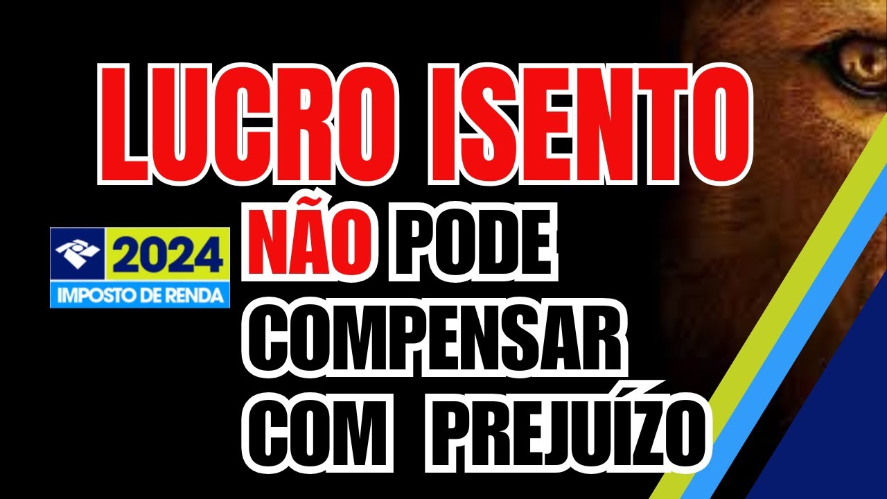 Lucro ISENTO com ações IRPF-2024