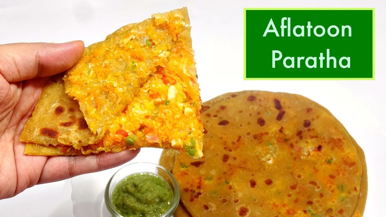 अफलातून पराठा | Aflatoon Paratha | Mix Veg Paratha | Kabitaskitchen