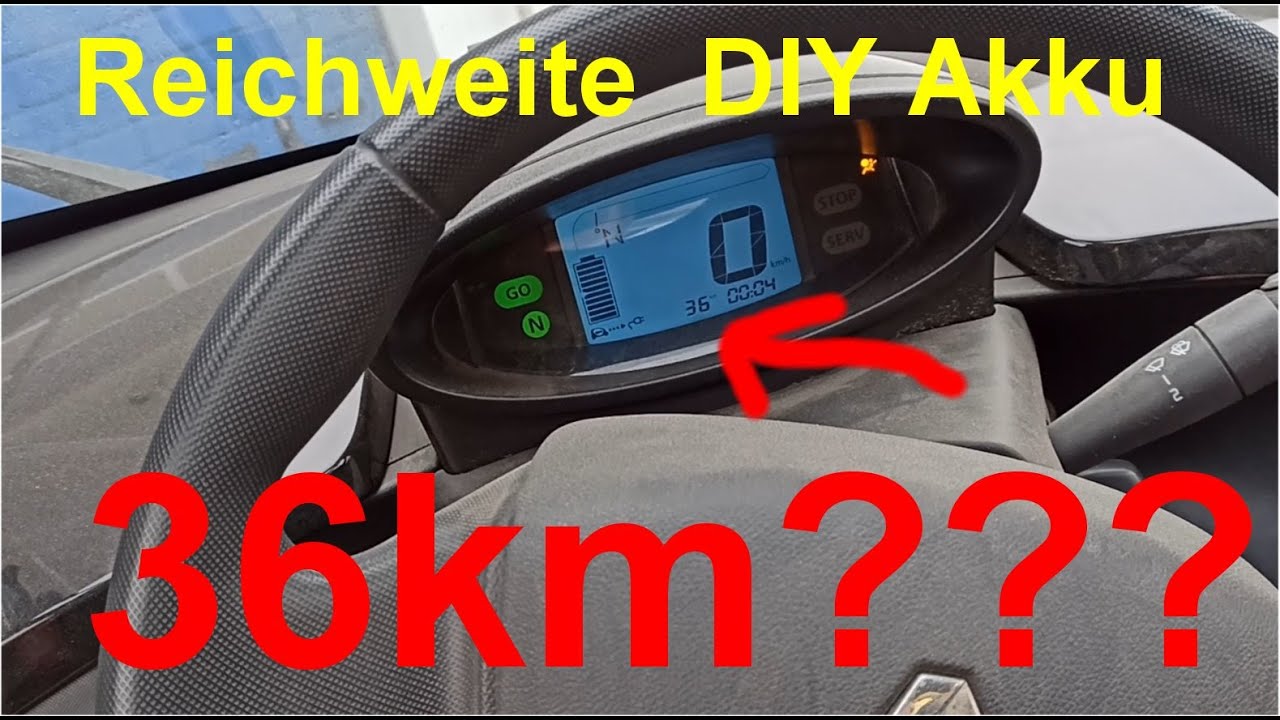 Erste Probefahrt mit Alternativ-Akku im Twizy