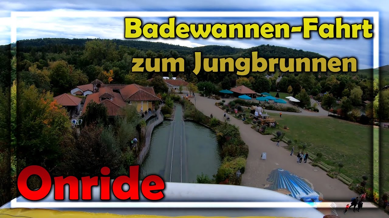 Badewannen-Fahrt zum Jungbrunnen Onride + Offrides | Mack Rides Log Flume | CoasterLeox