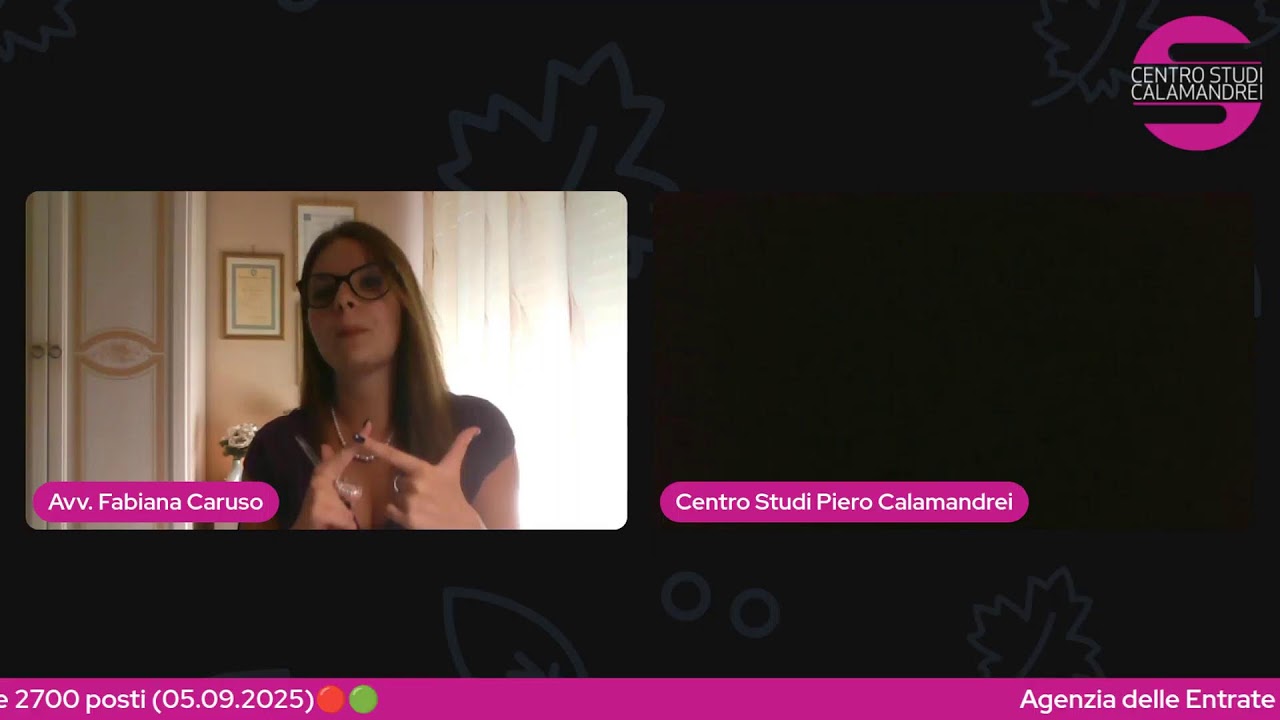 Corso Agenzia Delle Entrate 2025 - 2700 Posti 🟢🔴