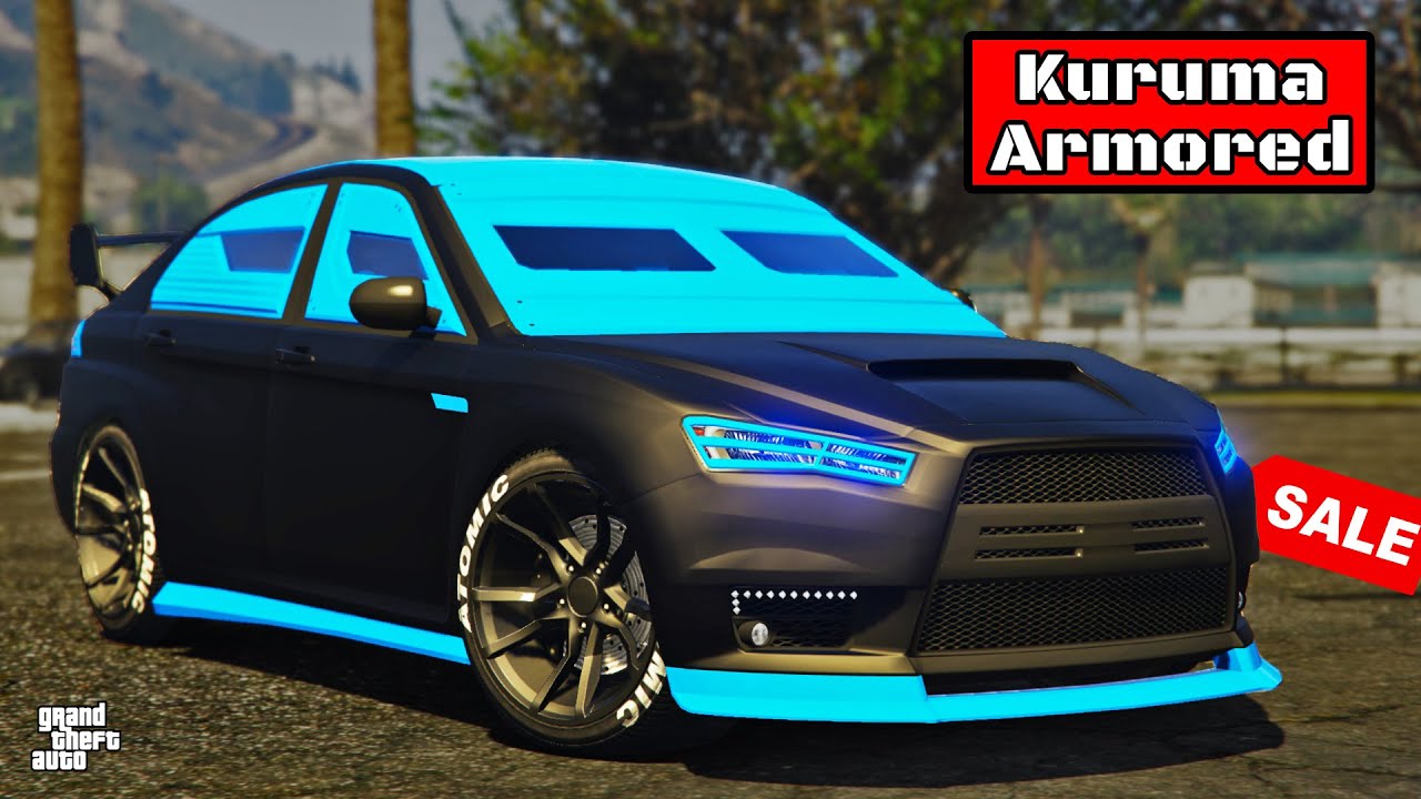 Обзор и настройка бронированного Kuruma | РАСПРОДАЖА | GTA Online | Mitsubishi Lancer Evo X | НАС...