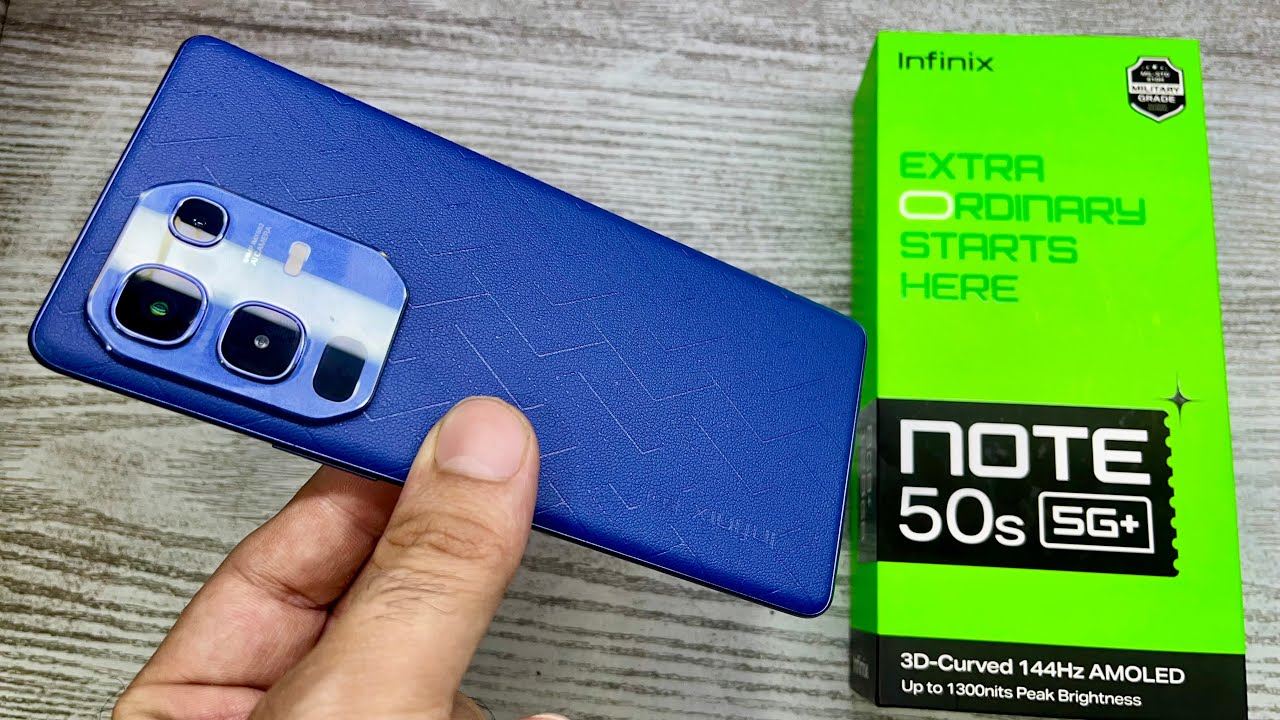 Infinix Note 50s 5g - Unboxing 🔥| Gaming Processor 🎮| Best Camera 📸 | 144hz Curved Display