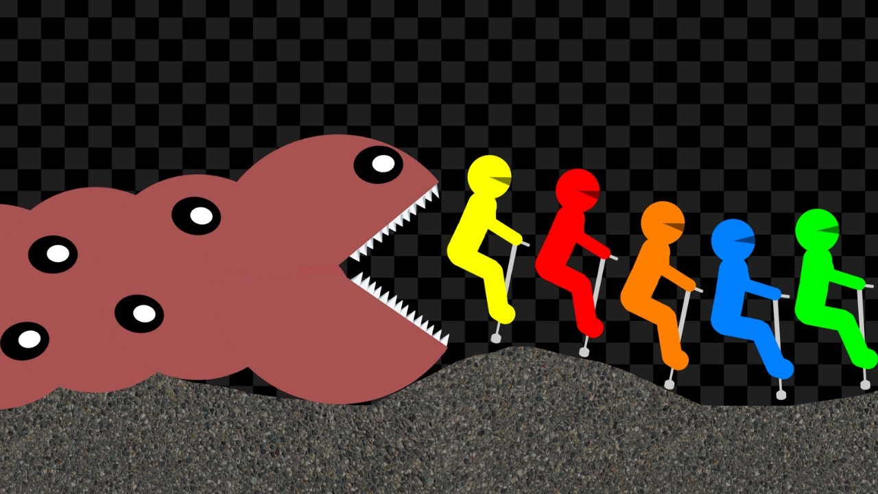 Survival Pogostick Race - Escape From Land Monster