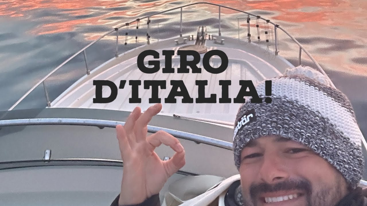 GIRO ITALIA CON UNA BARCA A MOTORE DI 15 METRI