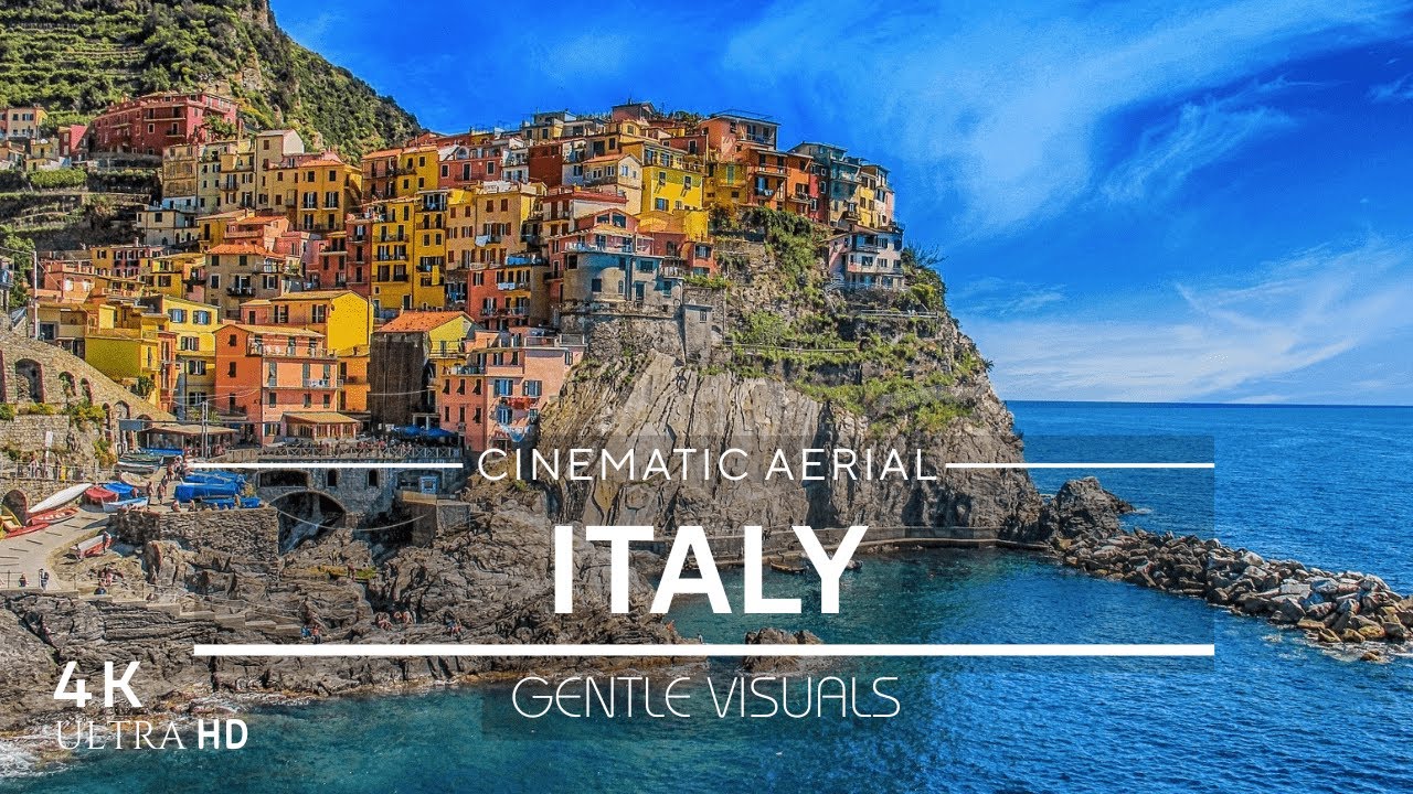 Italy in 4K UHD - Peaceful Drone Views | Untouched Landscapes & Calm Beauty | Cinematic Aerial Shots