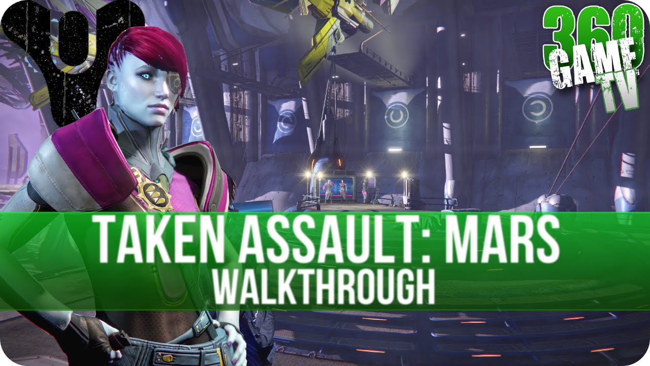 Destiny Taken Assault Mars Walkthrough - How to get the Quest Item - The Taken King