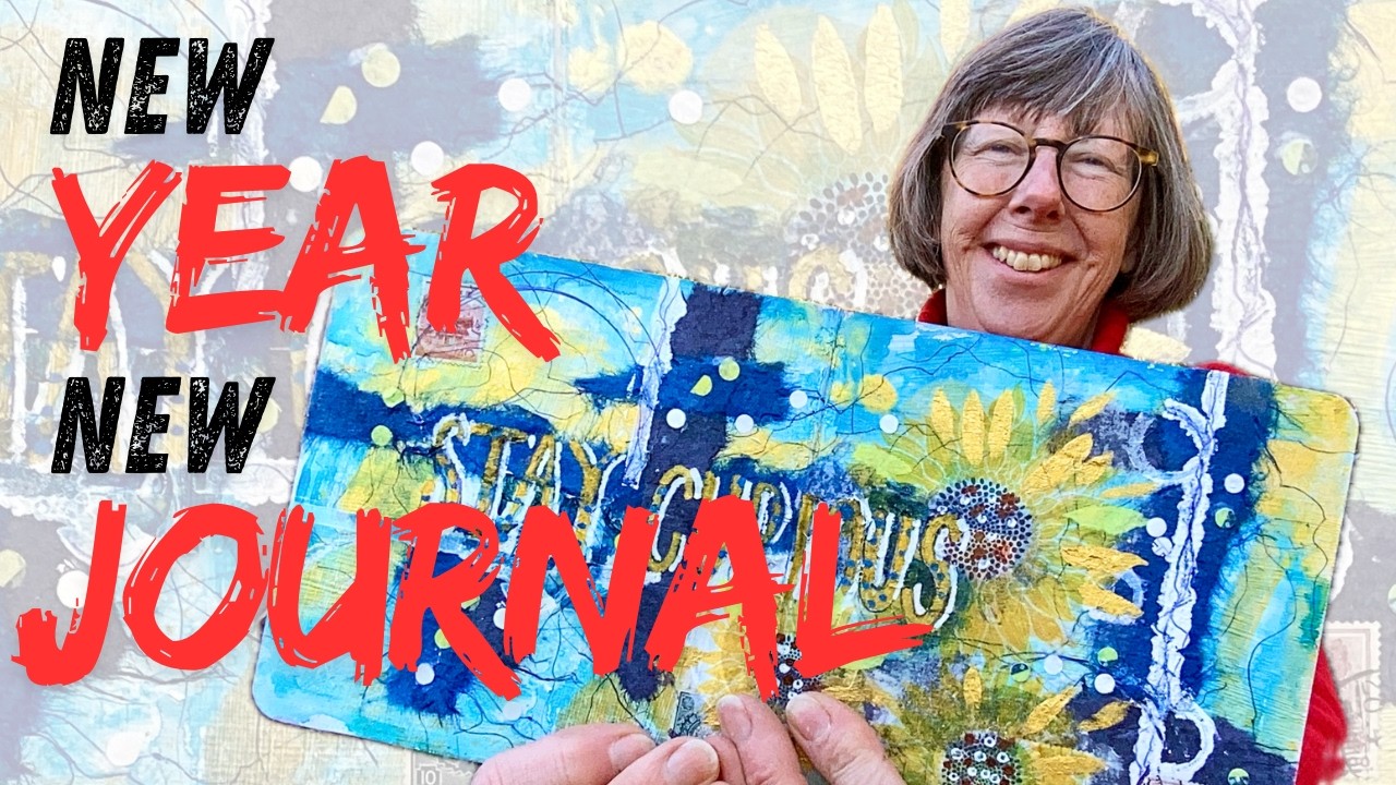How to art journal in three easy stages