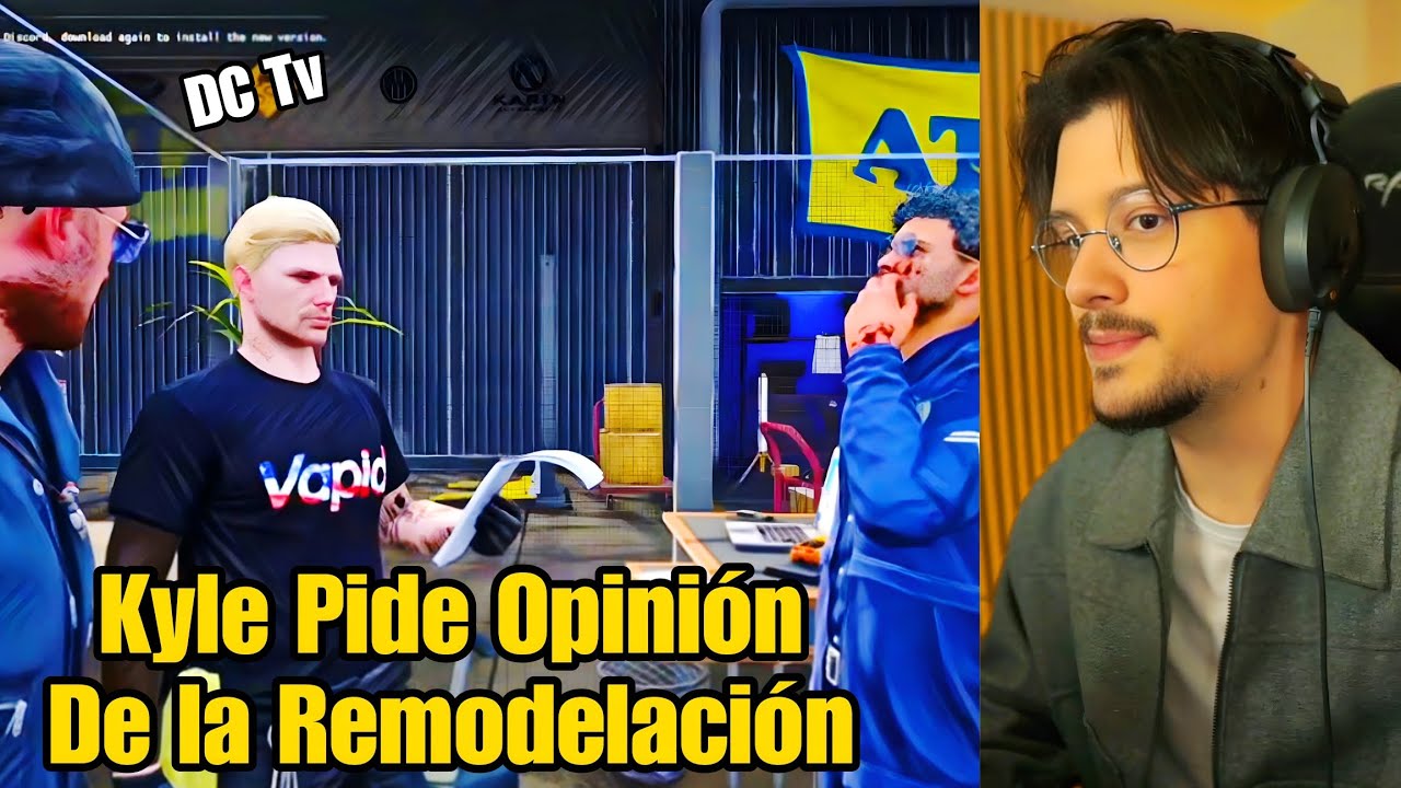 KYLE (DESS) pide OPINIÓN a la REMODELACIÓN del TALLER hecha Por HARRY, ONX ESPAÑA 