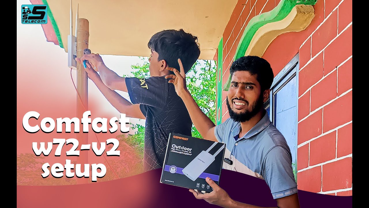 Comfast CF-EW72 v2 Full Review & Setup | CF-EW72 ইনস্টলেশন ভিডিও | Outdoor Router | SS Telecom