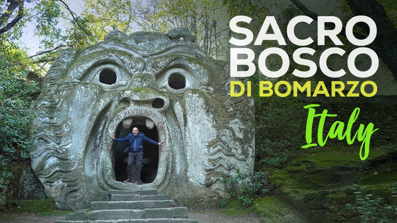 Discover the mysterious Sacro Bosco di Bomarzo (Monster Park) in Lazio, Italy!