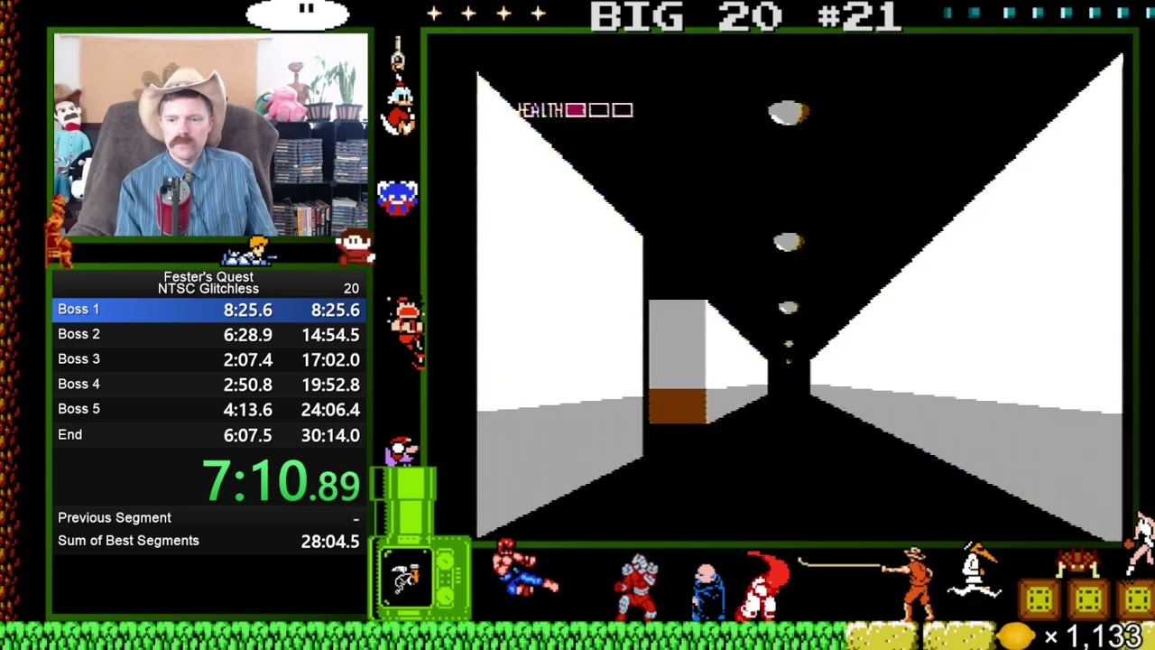Fester's Quest (NES) Прохождение без глюков за 28:03 от Arcus