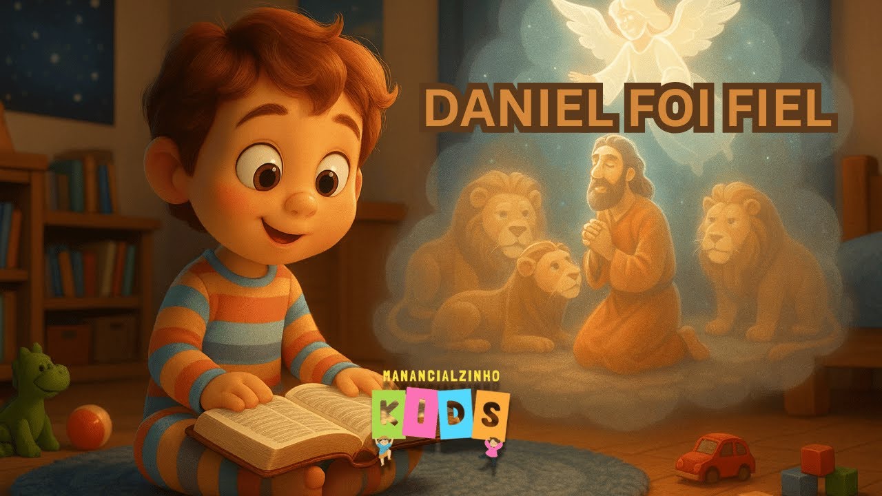 Louvor Infantil: DANIEL FOI FIEL | Daniel 6 | Manancialzinho Kids