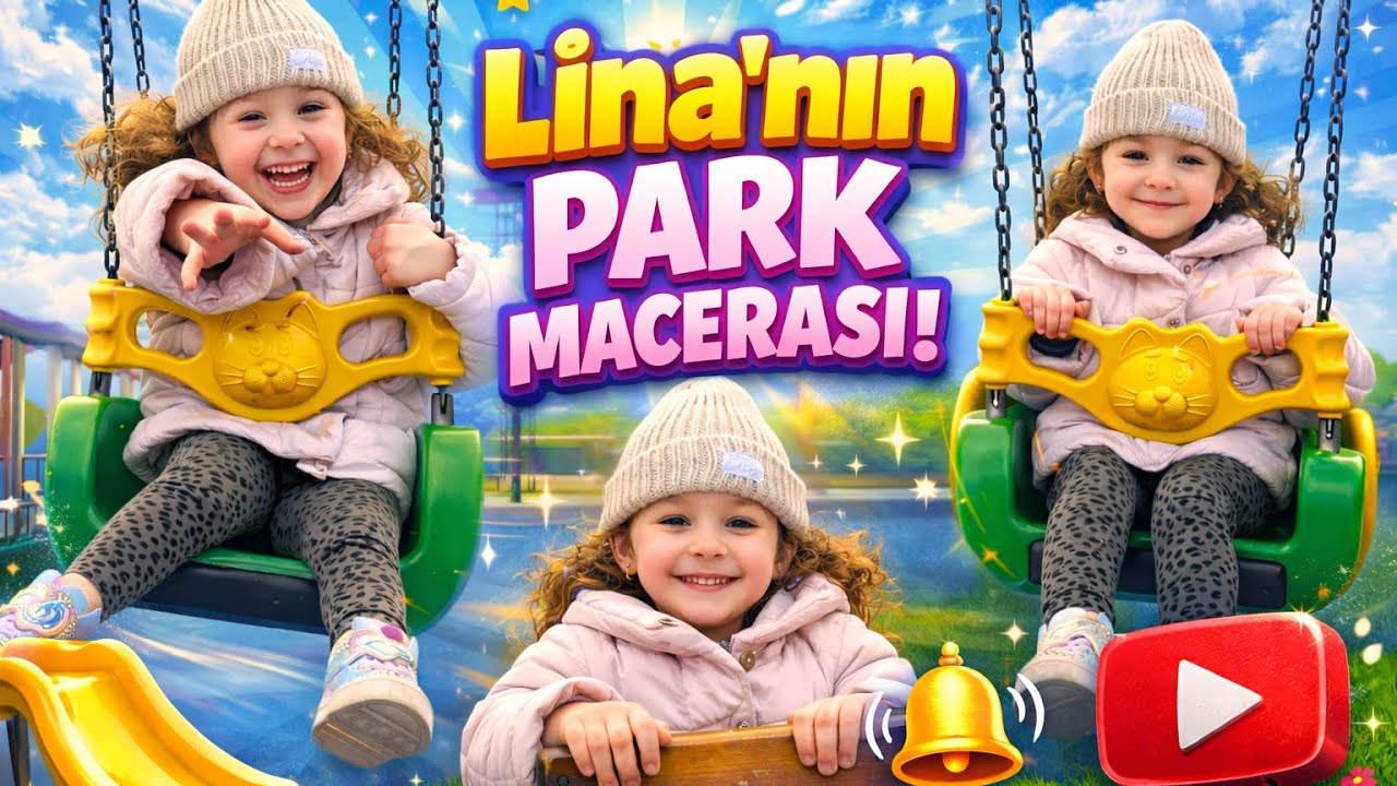 Lina ile Çocuk Parkında Eğlence Dolu Bir Gün 🌳 | Eğlenceli Park Vlogu