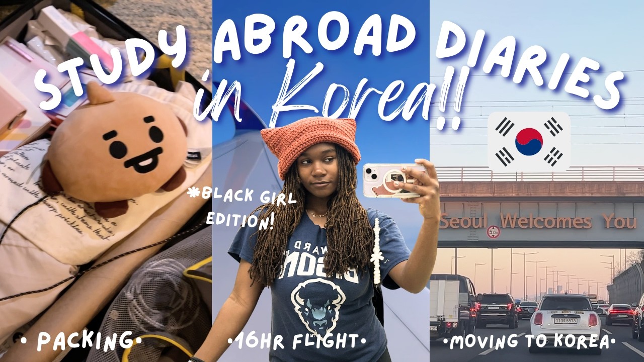 Study Abroad Diaries: Moving to Korea, Packing, 16hr Flight