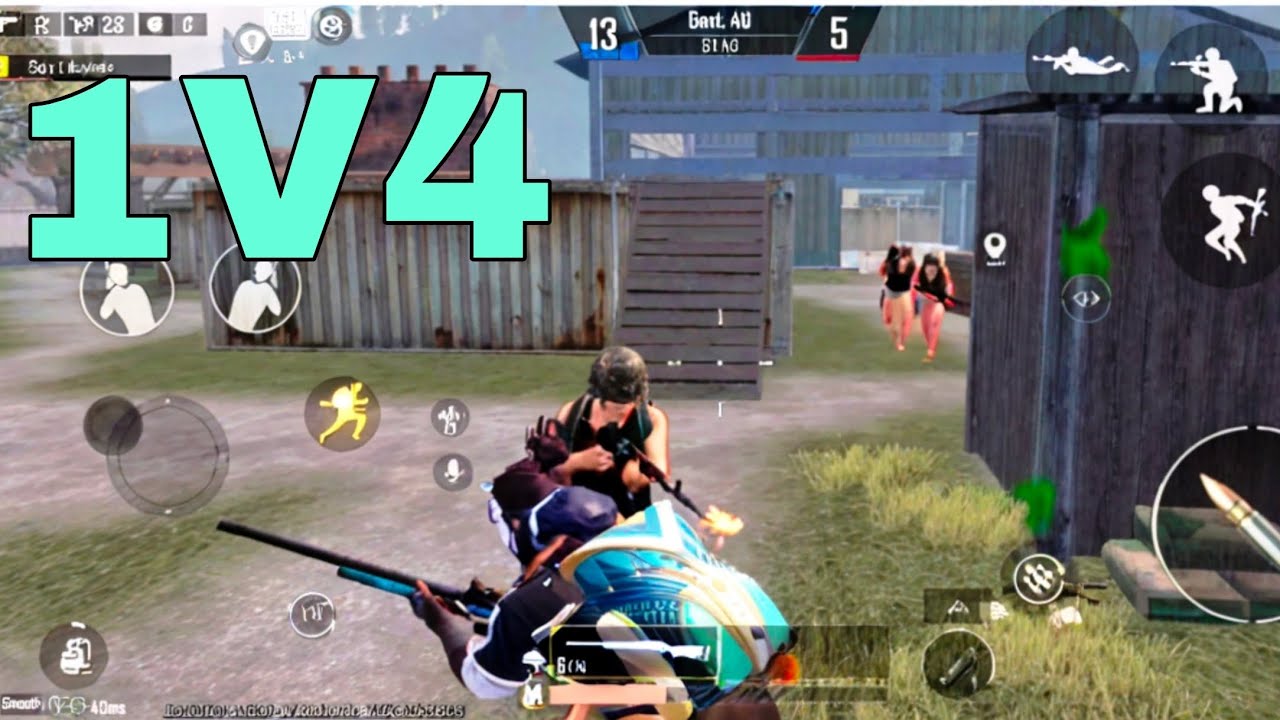 1v4 M24 Indian best player. Coming in match PUBG best player 😜😀