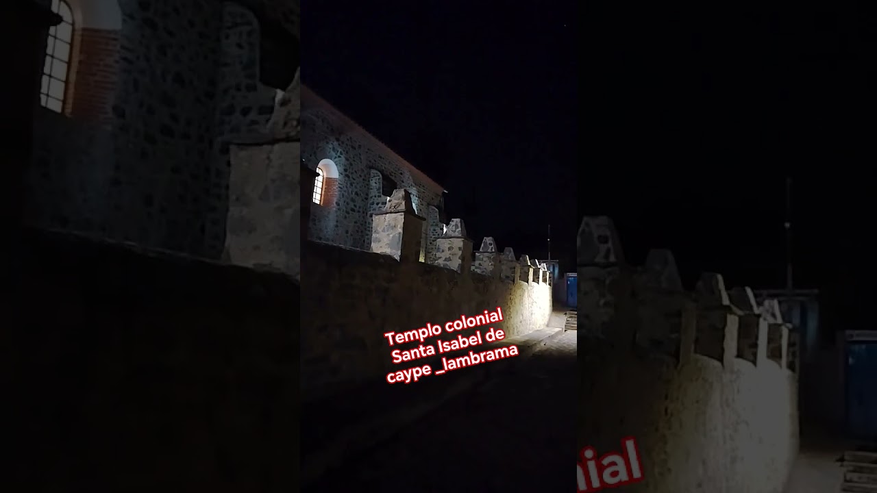 templo colonial santa Isabel de caype _ lambrama