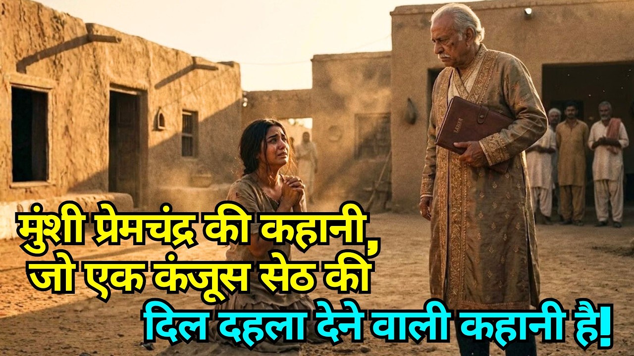 मुंशी प्रेमचंद्र की कहानी, जो एक कंजूस सेठ की दिल दहला देने वाली कहानी है! #भारतनाटक
