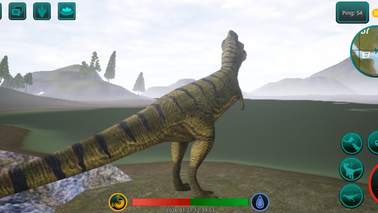 Jogando de rex (the cursed isle) #tci #dinosaur #thecursedisle 