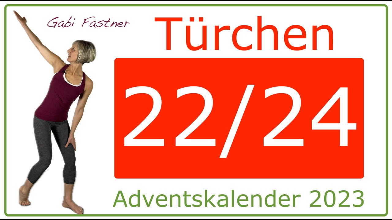 Türchen 22 🎄15 min. Adventskalender 2023 | neuro - Rückengymnastik | ohne Geräte, im Stehen